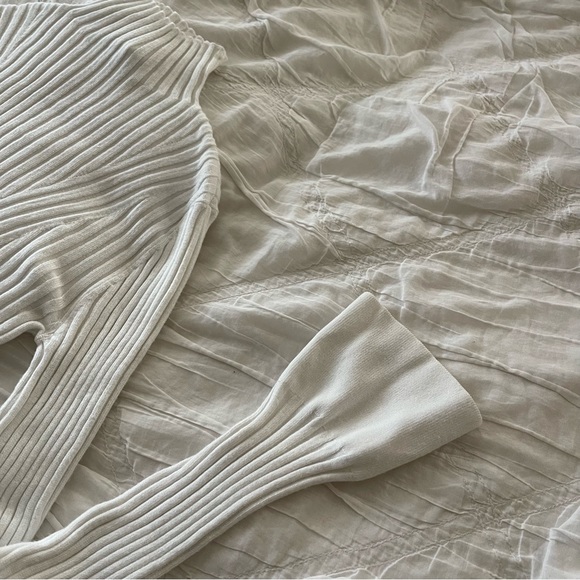 MACYS Hooked Up Basic Ribbed Mock Neck Long Sleeve - Picture 2 of 4